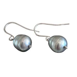 Honora Pearl 925 Sterling dangle earrings NWOT
